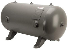 Made in USA - 20 Gallon, 200 Max psi Horizontal Tank - 1-1/2" Inlet, 33" Tank Length x 14" Tank Diam - Benchmark Tooling