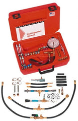 Value Collection - 4 Inch Long Hose, 0 to 100 psi, Deluxe Global Fuel Injection Pressure Test Set - Benchmark Tooling