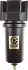 Coilhose Pneumatics - 3/4" Port Coalescing Filter - Aluminum Bowl, 0.3 Micron Rating, 7-1/2" High - Benchmark Tooling