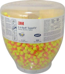 3M - One Touch Disposable Earplug Refill with 33 dB Earplugs - Yellow Earplugs, 500 Pairs - Benchmark Tooling