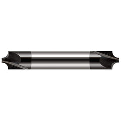 Harvey Tool - Corner Rounding End Mills; Material: Solid Carbide ; Single or Double End: Double ; Radius (mm): 1.00 ; Radius (Decimal Inch): 0.0390 ; Mill Diameter (Inch): 1/8 ; Mill Diameter (Decimal Inch): 0.1250 - Exact Industrial Supply