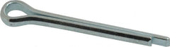 Value Collection - 1/4" Diam x 2" Long Extended Prong Cotter Pin - Grade 2, Zinc-Plated, Steel - Benchmark Tooling