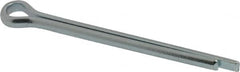 Value Collection - 1/4" Diam x 3" Long Extended Prong Cotter Pin - Grade 2, Zinc-Plated, Steel - Benchmark Tooling