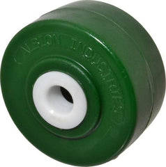 Albion - 4 Inch Diameter x 2 Inch Wide, Polyurethane Caster Wheel - 1,000 Lb. Capacity, 2-3/16 Inch Hub Length, 3/4 Inch Axle Diameter, Delrin Bearing - Benchmark Tooling