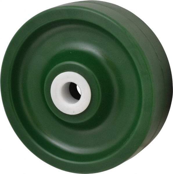 Albion - 6 Inch Diameter x 2 Inch Wide, Polyurethane Caster Wheel - 1,000 Lb. Capacity, 2-3/16 Inch Hub Length, 3/4 Inch Axle Diameter, Delrin Bearing - Benchmark Tooling