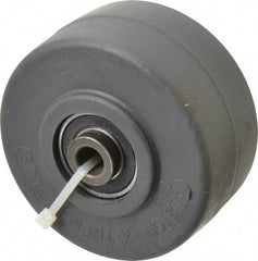 Albion - 4 Inch Diameter x 2 Inch Wide, Polyurethane Caster Wheel - 1,400 Lb. Capacity, 2-7/16 Inch Hub Length, 1/2 Inch Axle Diameter, Precision Ball Bearing - Benchmark Tooling