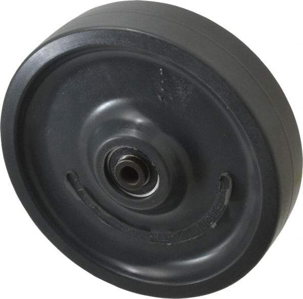 Albion - 8 Inch Diameter x 2 Inch Wide, Polyurethane Caster Wheel - 1,200 Lb. Capacity, 2-7/16 Inch Hub Length, 1/2 Inch Axle Diameter, Precision Ball Bearing - Benchmark Tooling