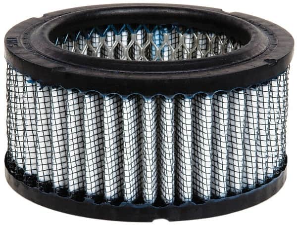 Made in USA - Replacement Filter Element - 2-5/16" High x 4-3/8" Wide, For Use with Air Intake Filters - Benchmark Tooling