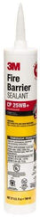 3M - 27 oz Cartridge Red Acrylic & Latex Joint Sealant - -20 to 180°F Operating Temp, 10 min Tack Free Dry Time, Series CP 25WB - Benchmark Tooling