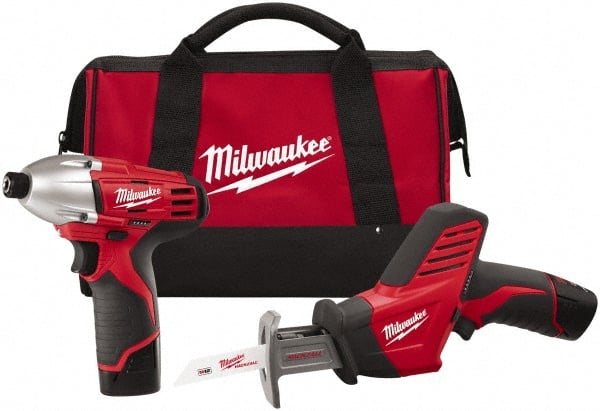 Milwaukee Tool - 12 Volt Cordless Tool Combination Kit - Benchmark Tooling