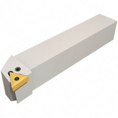 Iscar - PTGN, Left Hand Cut, 91° Lead Angle, 20mm Shank Height x 20mm Shank Width, Negative Rake Indexable Turning Toolholder - 125mm OAL, Series Isoturn - Benchmark Tooling