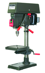 13" HD Bench Model Drill Press; Step Pulley; 16 Speed; 1/3HP 120V Motor; 123lbs. - Benchmark Tooling