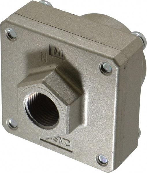 SMC PNEUMATICS - 3/8" NPTF Quick Exhaust Valve - 7 to 150 psi - Benchmark Tooling