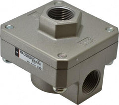 SMC PNEUMATICS - 3/4" NPTF Quick Exhaust Valve - 7 to 150 psi - Benchmark Tooling