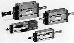 SMC PNEUMATICS - 16mm Bore x 5mm Stroke Vacuum Cylinder - 85 psi, 95.5mm OAL - Benchmark Tooling