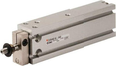 SMC PNEUMATICS - 16mm Bore x 20mm Stroke Vacuum Cylinder - 85 psi, 125.5mm OAL - Benchmark Tooling