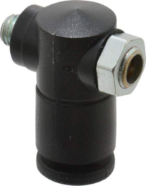 ARO/Ingersoll-Rand - 10-32 Male NPT x 5/32" Female NPT Right Angle Flow Control Valve - Benchmark Tooling