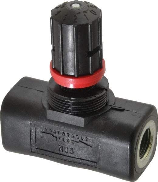 ARO/Ingersoll-Rand - 3/8" NPT Inline Needle Valve Valve - 0 to 200 psi - Benchmark Tooling