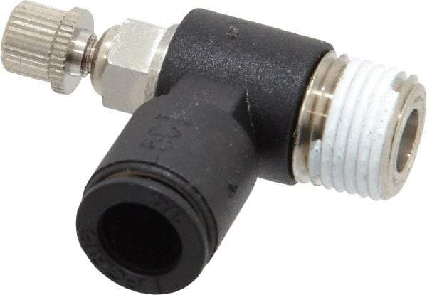 Legris - 1/8 Male NPT x 1/4" Tube OD Miniature Exhaust Valve - Benchmark Tooling