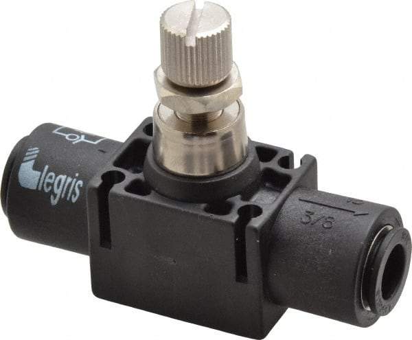 Legris - 3/8" Tube OD Inline Flow Control Valve - Benchmark Tooling