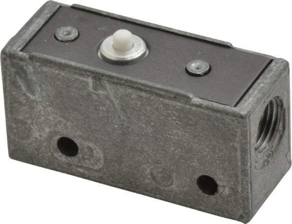 Mead - 3 Way Pilot Air Valve - 1/8" NPT Inlet, Pin Plunger - Benchmark Tooling