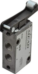 Mead - 4 Way Control Light Touch Valve - 1/8" NPT Inlet, Roller Leaf - Benchmark Tooling