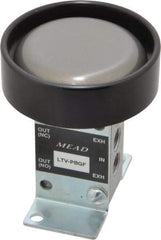 Mead - 0.24 CV Rate Ergonomic Low Stress Valve - 14 CFM, 125 Max psi, Foot Mount - Benchmark Tooling