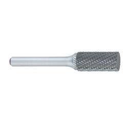 ‎SA-2 -8mm × 19mm LOC × 6mm Shank × 50mm OAL Cylindrical Carbide Medium Tough Cut Burr - Benchmark Tooling