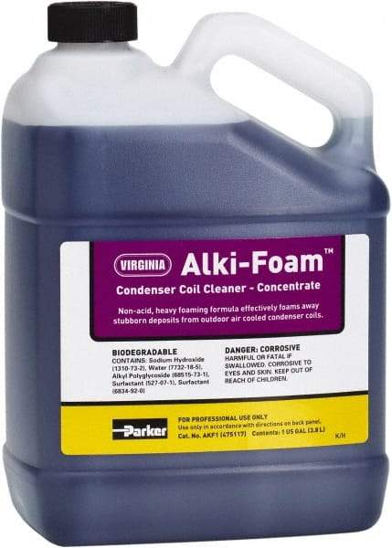 Parker - 1 Gal HVAC Coil Cleaner - For Cleaning Fin & Tube Surfaces of Outdoor A/C & Refrigeration Condensers Additional Information Outdoor Condenser Coil Cleaner - Benchmark Tooling