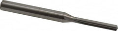 Kennametal - 3.3mm, 130° Point, Solid Carbide Straight Flute Drill Bit - Benchmark Tooling