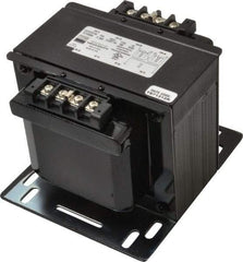 Sola/Hevi-Duty - 1 Phase, 1 kVA, Control Transformer - 2 Input, 1 Output Winding, 60, 50/60 at 220 V x 440 V, 50/60 at 230 V x 460 V Hz, 7.36 Inch Deep x 5.56 Inch High, 131°F Temp Rise - Benchmark Tooling