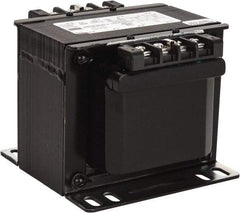 Sola/Hevi-Duty - 1 Phase, 0.5 kVA, Control Transformer - 2 Input, 1 Output Winding, 60, 50/60 at 220 V x 440 V, 50/60 at 230 V x 460 V Hz, 6.31 Inch Deep x 4.53 Inch High, 131°F Temp Rise - Benchmark Tooling