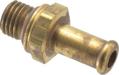 Parker - M12x1.5 Metric Thread Hose Barb x Metric Thread Male Connector - 3/8" ID Hose, Brass - Benchmark Tooling