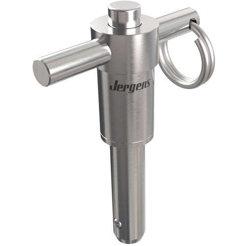 25 mm Pin Diameter, 60 mm Grip Length, Heavy Duty T-Handle Kwik-Lok Pin, Stainless Steel