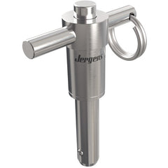 20 mm Pin Diameter, 90 mm Grip Length, Heavy Duty T-Handle Kwik-Lok Pin, Stainless Steel