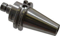 Accupro - 0.019" to 0.275" Capacity, 2-1/2" Projection, CAT40 Taper Shank, ER11 Collet Chuck - 0.0002" TIR, Through-Spindle & DIN Flange Coolant - Exact Industrial Supply