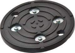Gibraltar - 5" Long x 5" Wide x 5/16" Thick, Rubber, Machinery Leveling Pad & Mat - 10,000 Lb Max Load - Benchmark Tooling