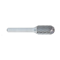 ‎SC-14 -5mm × 16mm LOC × 6mm Shank × 50mm OAL Cylindrical Ball Nose Carbide Medium Tough Cut Burr - Benchmark Tooling