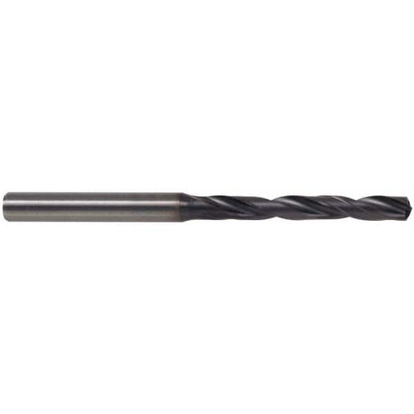 Screw Machine Length Drill Bit: 0.2835″ Dia, 140 °, Solid Carbide TiAlN Finish, Right Hand Cut, Spiral Flute, Straight-Cylindrical Shank, Series B291-YPL