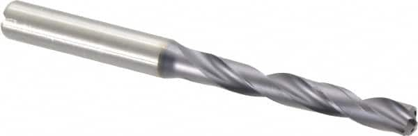 Kennametal - Letter E (1/4) 140° Solid Carbide Jobber Drill - Benchmark Tooling