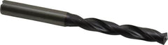 Kennametal - 7.1mm 140° Solid Carbide Jobber Drill - TiAlN Finish, Right Hand Cut, Spiral Flute, Straight Shank, 91mm OAL, Standard Point - Benchmark Tooling