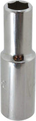 Proto - 11/32", 3/8" Drive, Deep Hand Socket - 6 Points, 2-1/8" OAL, Alloy Steel, Chrome Finish - Benchmark Tooling