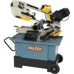 Baileigh - 7 x 10.23" Manual Combo Horizontal & Vertical Bandsaw - 1 Phase, 45° Vise Angle of Rotation, 1 hp, 110/220 Volts, Geared Head Drive - Benchmark Tooling