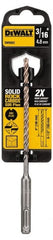DeWALT - 3/16" Diam, SDS-Plus Shank, Carbide-Tipped Rotary & Hammer Drill Bit - Benchmark Tooling