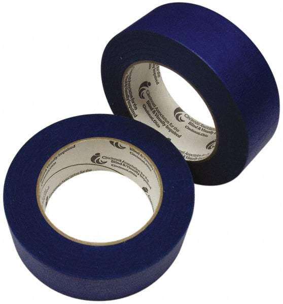 Ability One - 2" x 60 Yds Blue Duct Tape - 9 mil, Rubber Adhesive - Benchmark Tooling