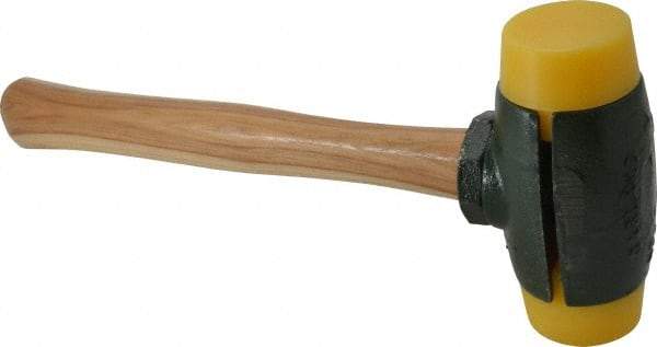 Garland - 4 Lb Head 2" Face Plastic Split Head Hammer - Wood Handle - Benchmark Tooling