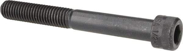 Holo-Krome - 1/2-13 UNC Hex Socket Drive, Socket Cap Screw - Alloy Steel, Black Oxide Finish, Partially Threaded, 4-1/4" Length Under Head - Benchmark Tooling