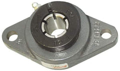 Browning - 1-1/4" ID, 6-1/8" OAL x 3-5/8" OAH 2-Bolt Flange - 3,493 Lb Static Cap, 5,782 Lb Dyn Cap, 5-1/8" Btw Mnt Hole Ctrs, Cast Iron - Benchmark Tooling