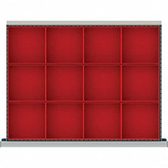 LISTA - 12-Compartment Drawer Divider Layout for 3.15" High Drawers - Benchmark Tooling