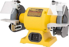 DeWALT - 6" Wheel Diam x 5/8" Wheel Width, 5/8 hp Grinder - 1/2" Arbor Hole Diam, 3,450 Max RPM, 120 Volts - Benchmark Tooling